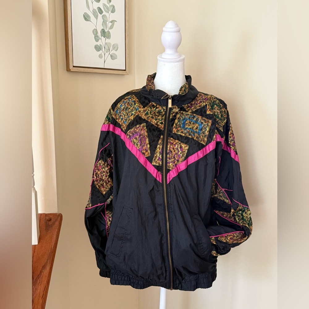 Vintage Basic Editions Windbreaker Jacket - image 1